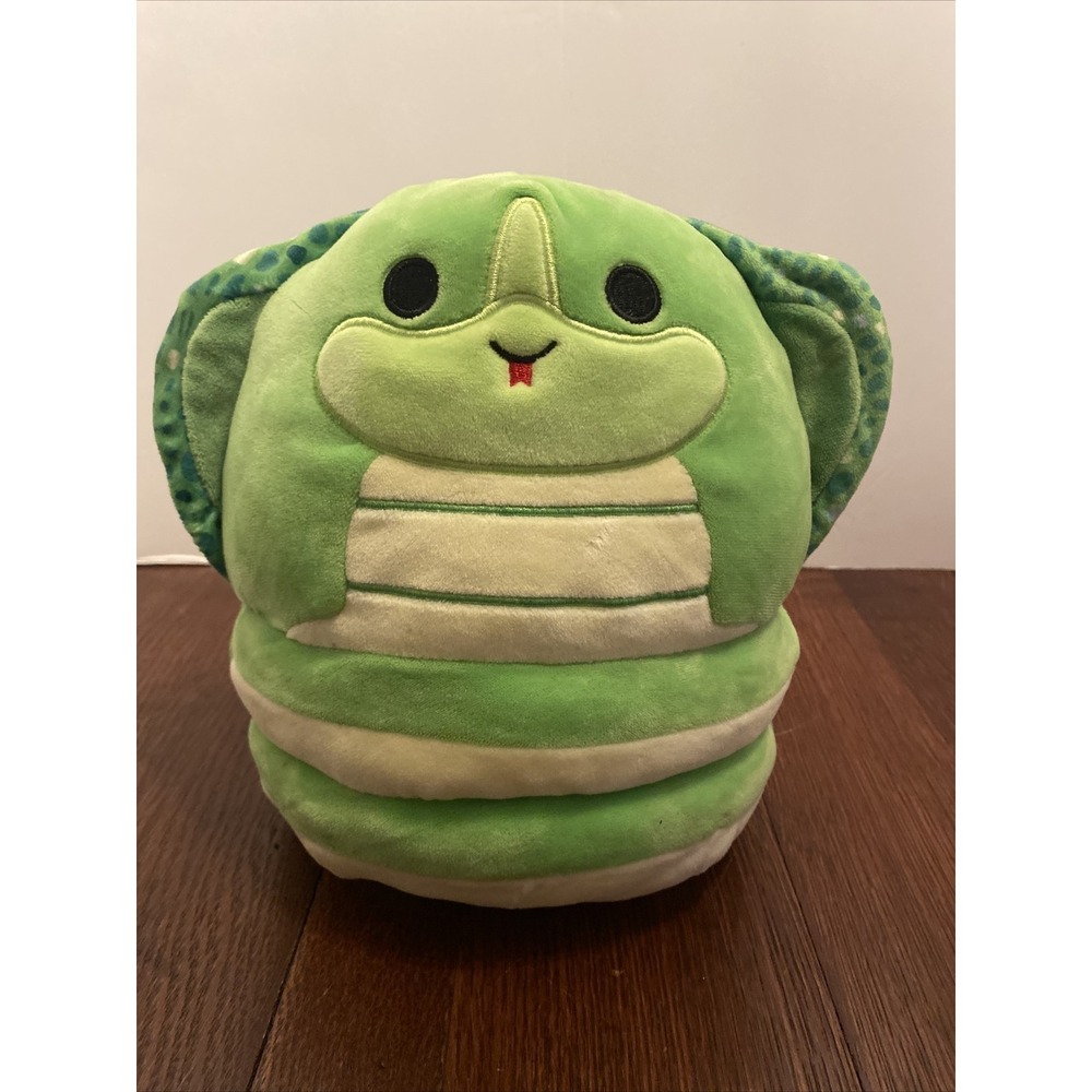 Squishmallow 8" Pierre Snake Soft Green Cobra‎ Serpent Plush